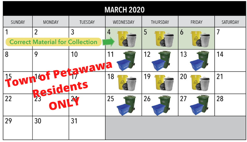 CURBSIDE COLLECTION CALENDARS – Ottawa Valley Waste Recovery Centre (OVWRC)