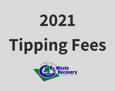 2021 Tipping Fees