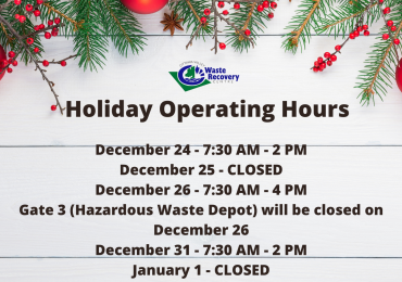 Christmas Holiday Hours